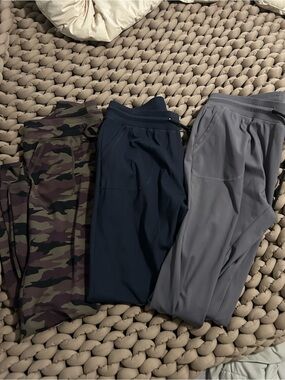 Zyia Active 3 Jogger Bundle - Camo, Navy & Gray